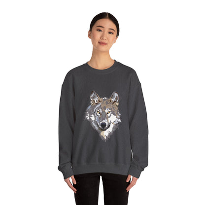 Heavy Blend™ Crewneck Sweatshirt: Wolves #2