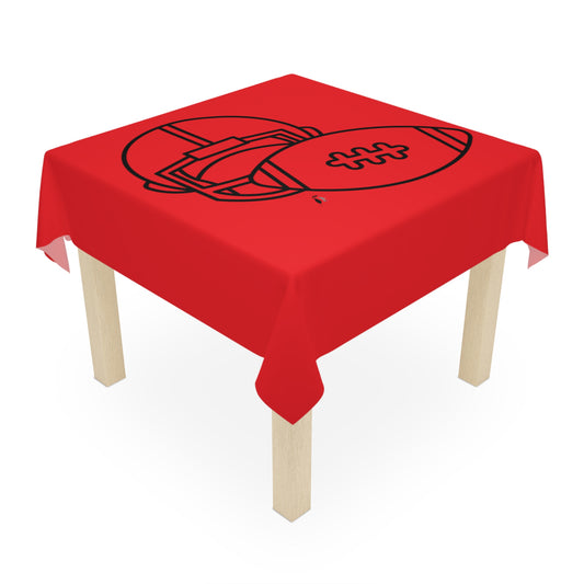 Tablecloth: Football Red