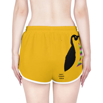 Women's Relaxed Shorts: Lost Remember Honor Yellow