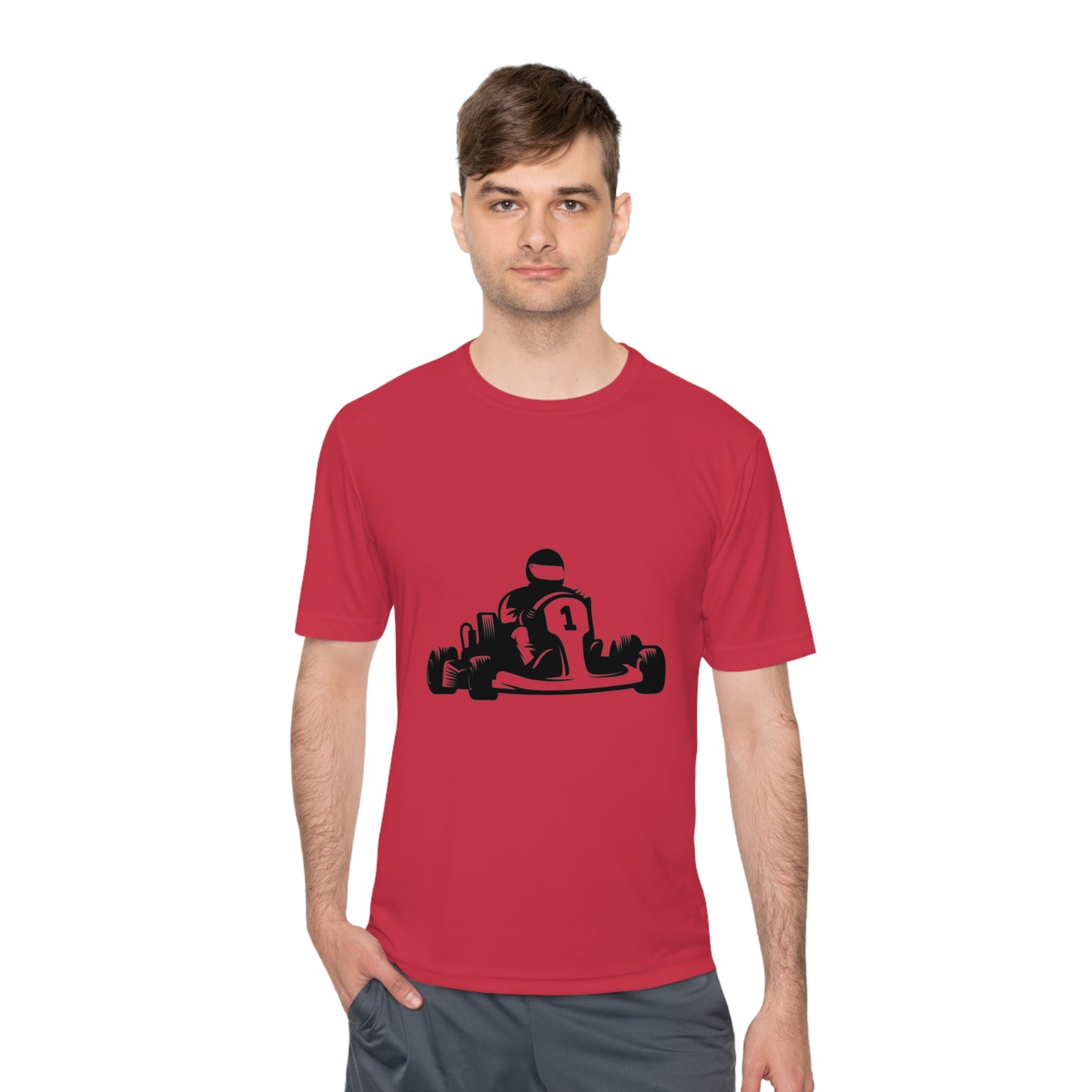 Moisture Wicking Tee: Racing #3