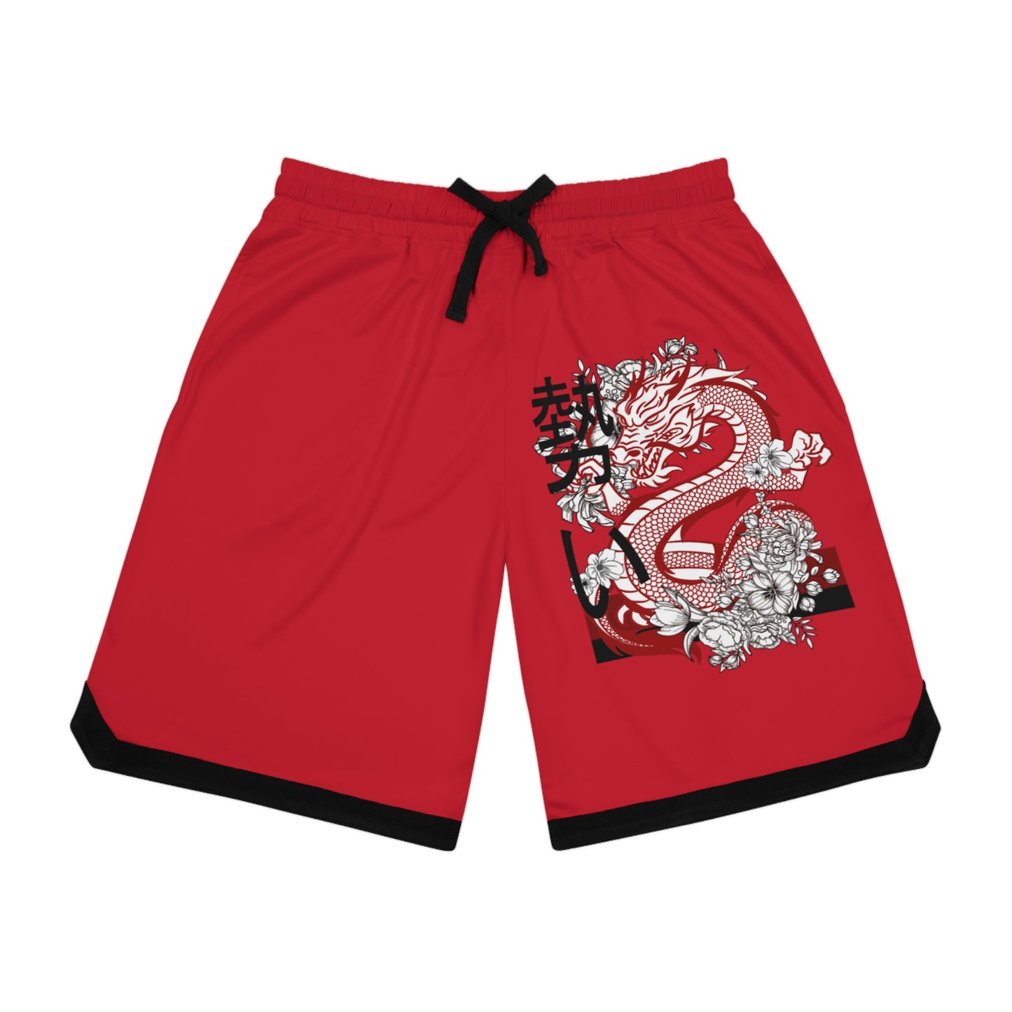 Basketball Rib Shorts: Dragons Dark Red