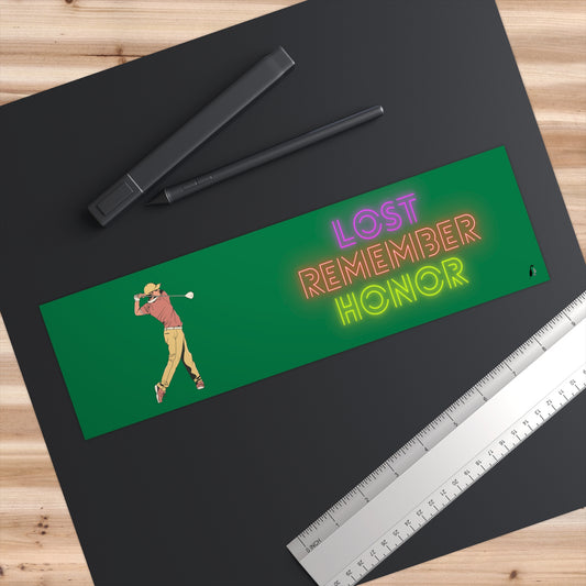 Bumper Stickers: Golf Dark Green