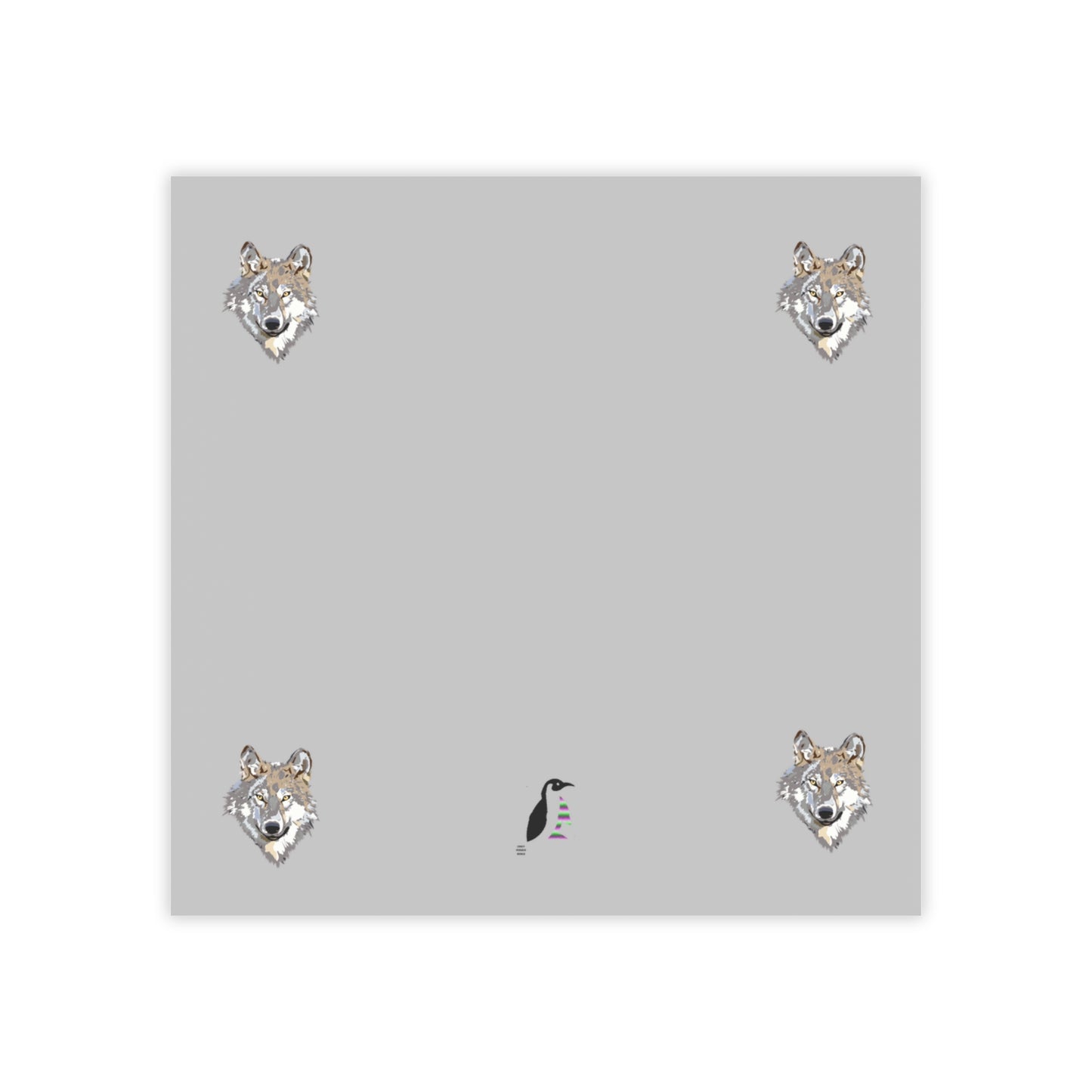 Post-it® Note Pads: Wolves Lite Grey