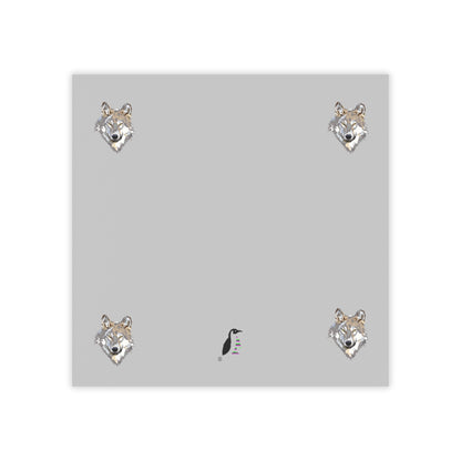 Post-it® Note Pads: Wolves Lite Grey