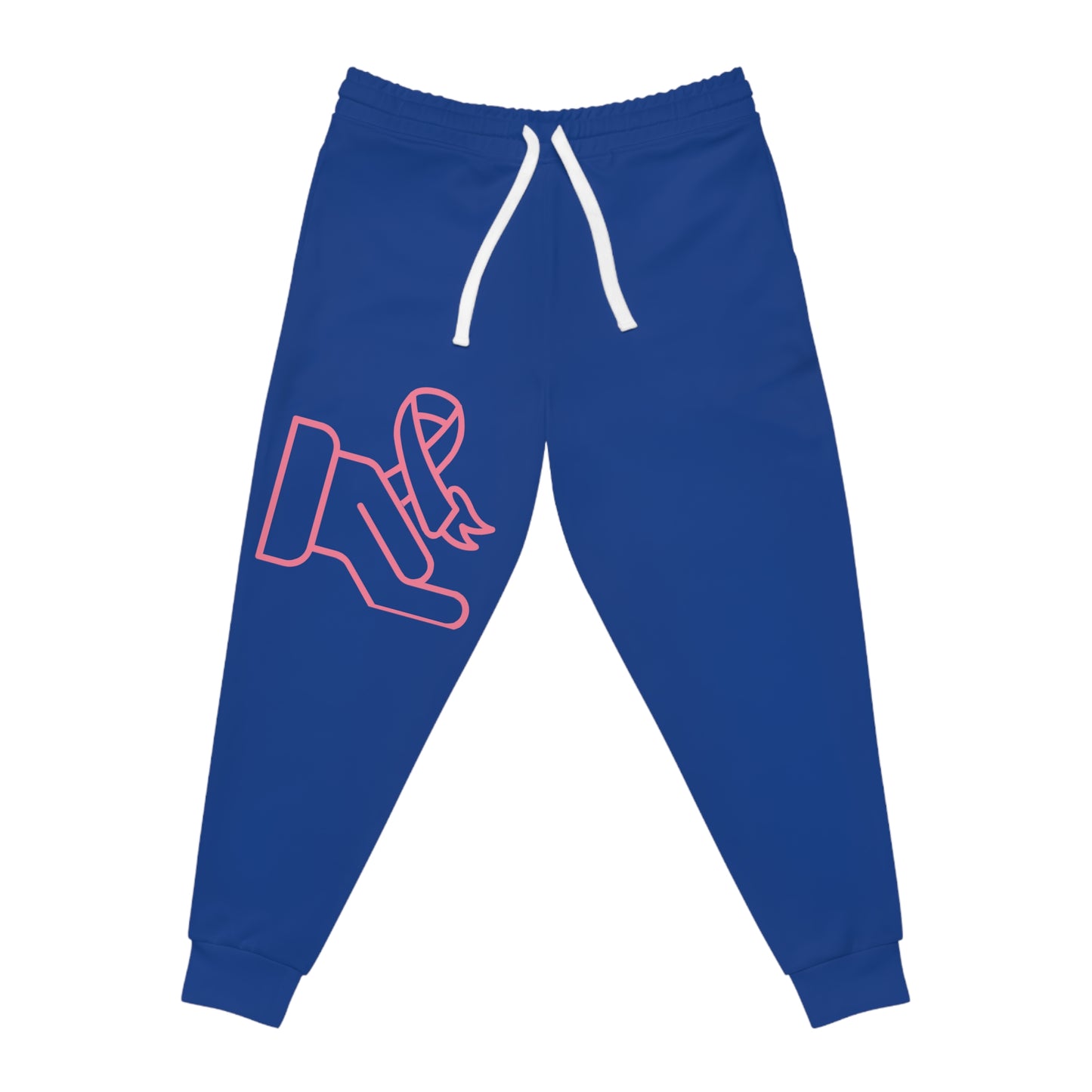 Athletic Joggers: Fight Cancer Dark Blue