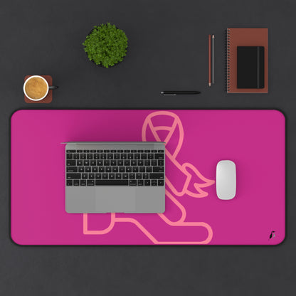 Desk Mat: Fight Cancer Pink