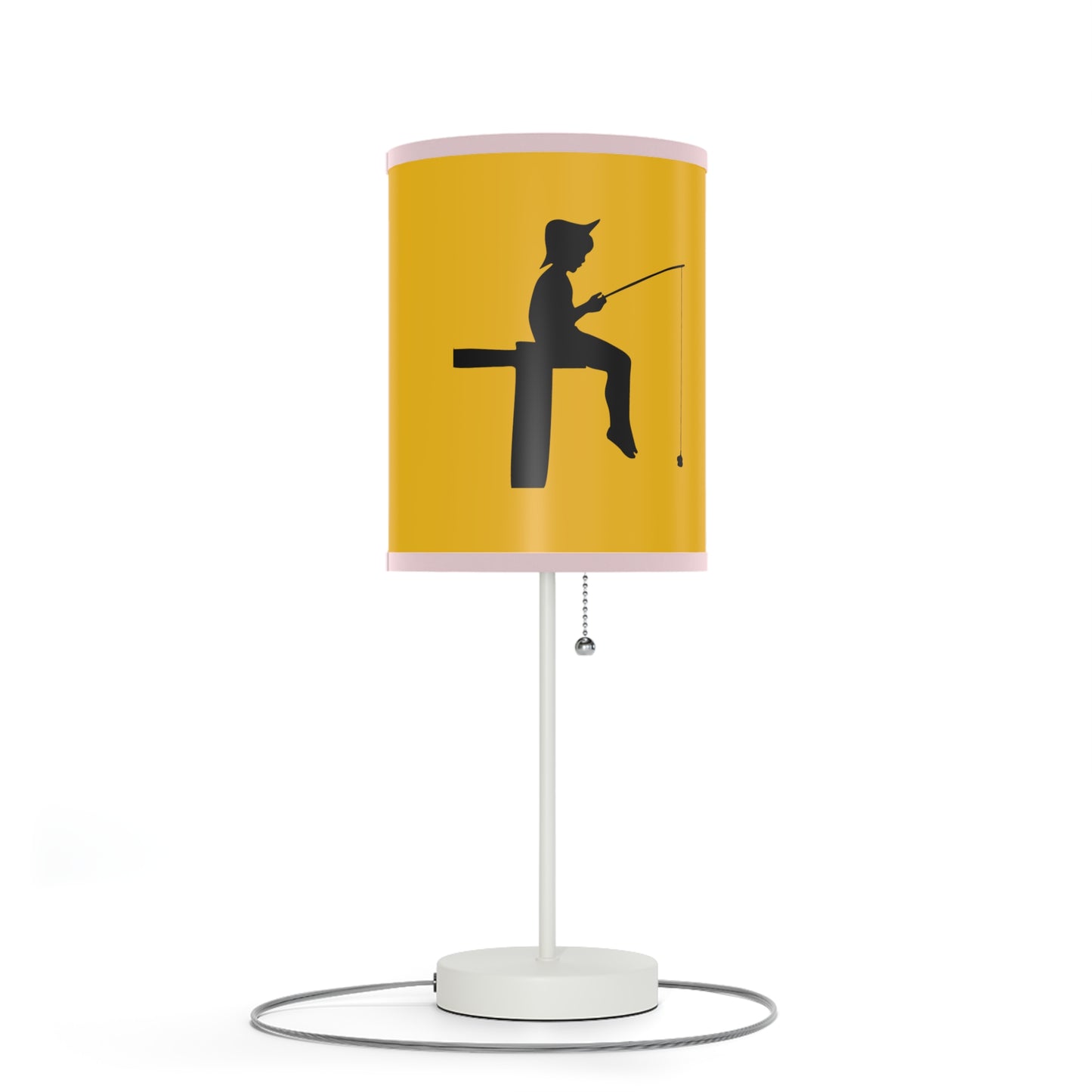 Lamp on a Stand, US|CA plug: Fishing Yellow