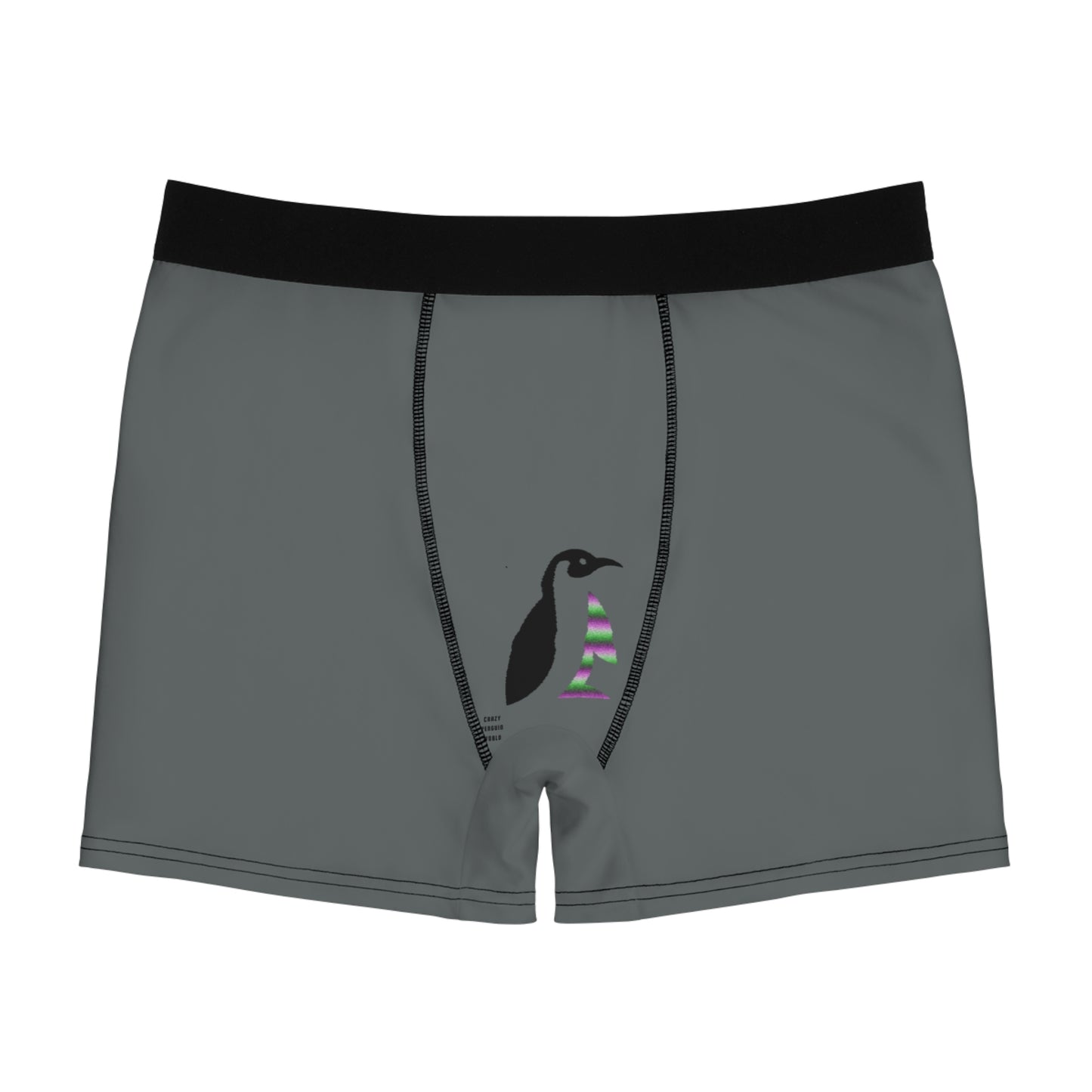 Men's Boxer Briefs: Basketball Dark Grey