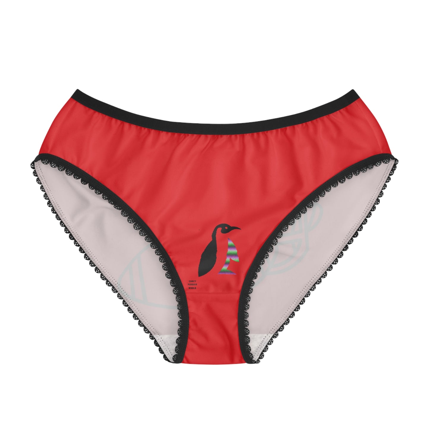 Women's Briefs: Football Red