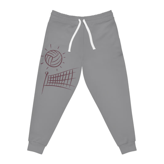 Athletic Joggers: Volleyball Grey