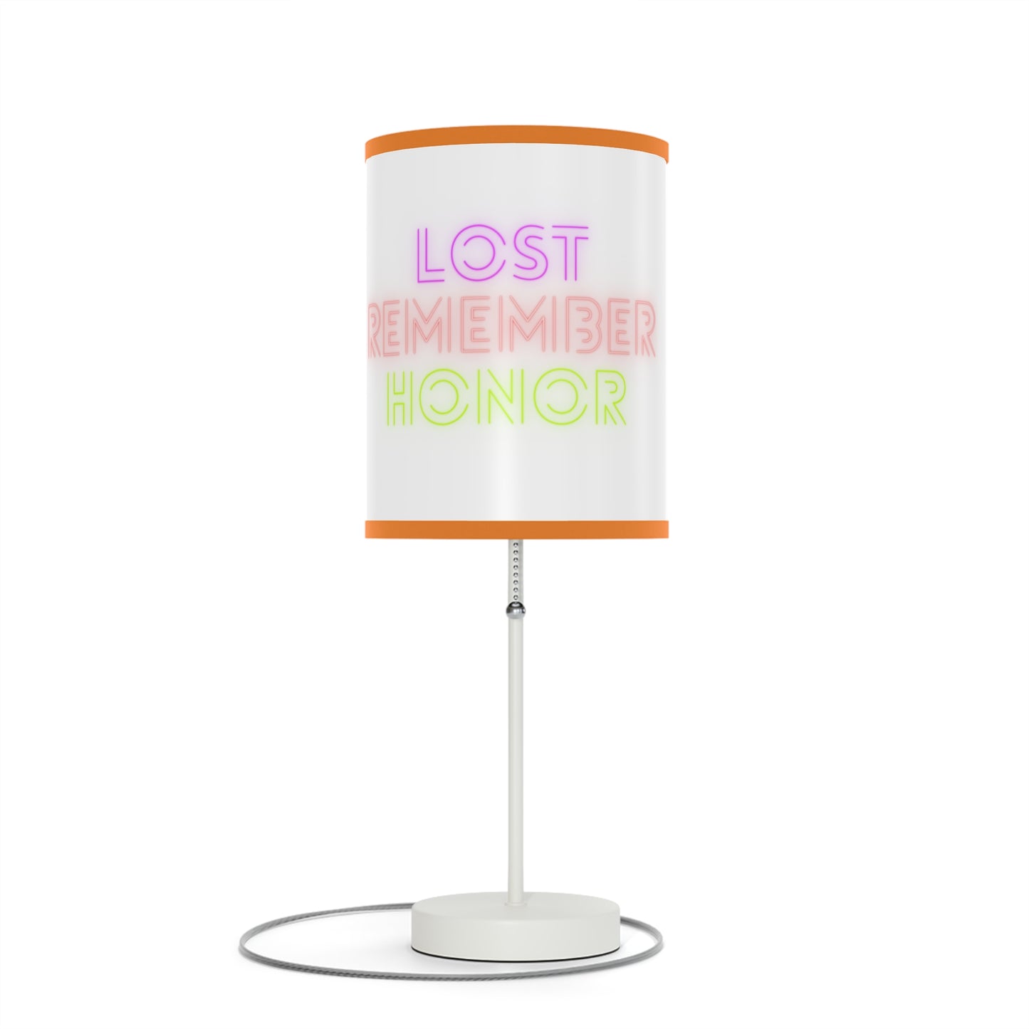 Lamp on a Stand, US|CA plug: Lost Remember Honor White 