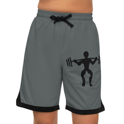 Basketball Rib Shorts: Weightlifting Dark Grey