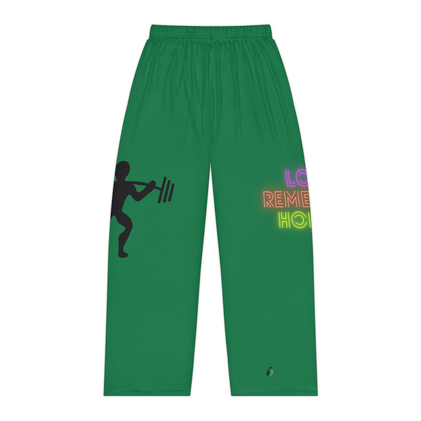 Women's Pajama Pants: Weightlifting Dark Green