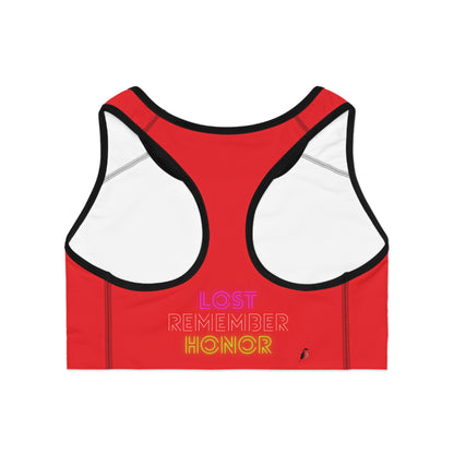 Sports Bra: Weightlifting Red