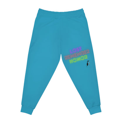 Athletic Joggers: Dance Turquoise