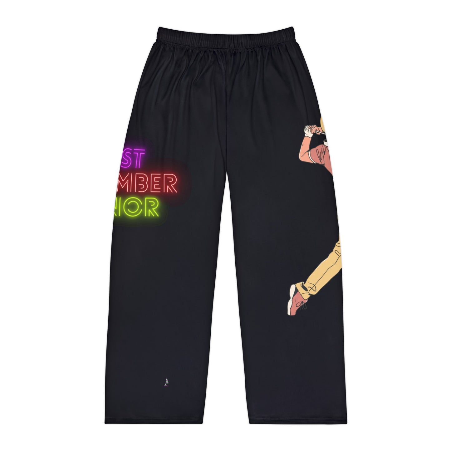 Men's Pajama Pants: Golf Black