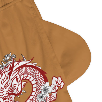 Basketball Rib Shorts: Dragons Lite Brown