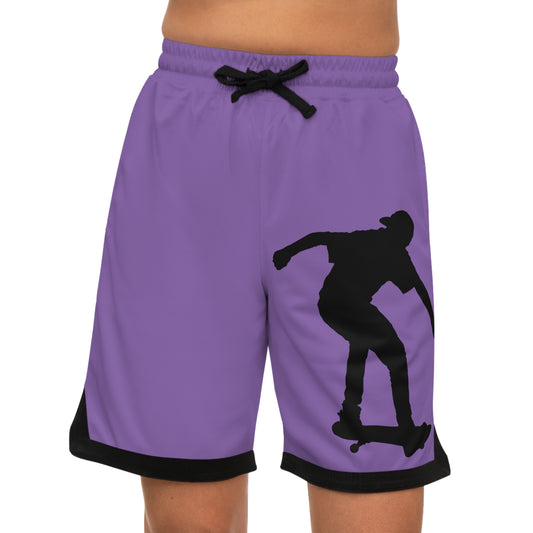 Basketball Rib Shorts: Skateboarding Lite Purple