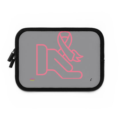 Laptop Sleeve: Fight Cancer Grey