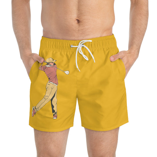 Swim Trunks: Golf Yellow