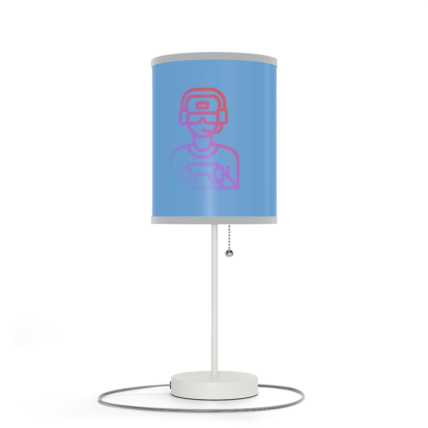 Lamp on a Stand, US|CA plug: Gaming Lite Blue 