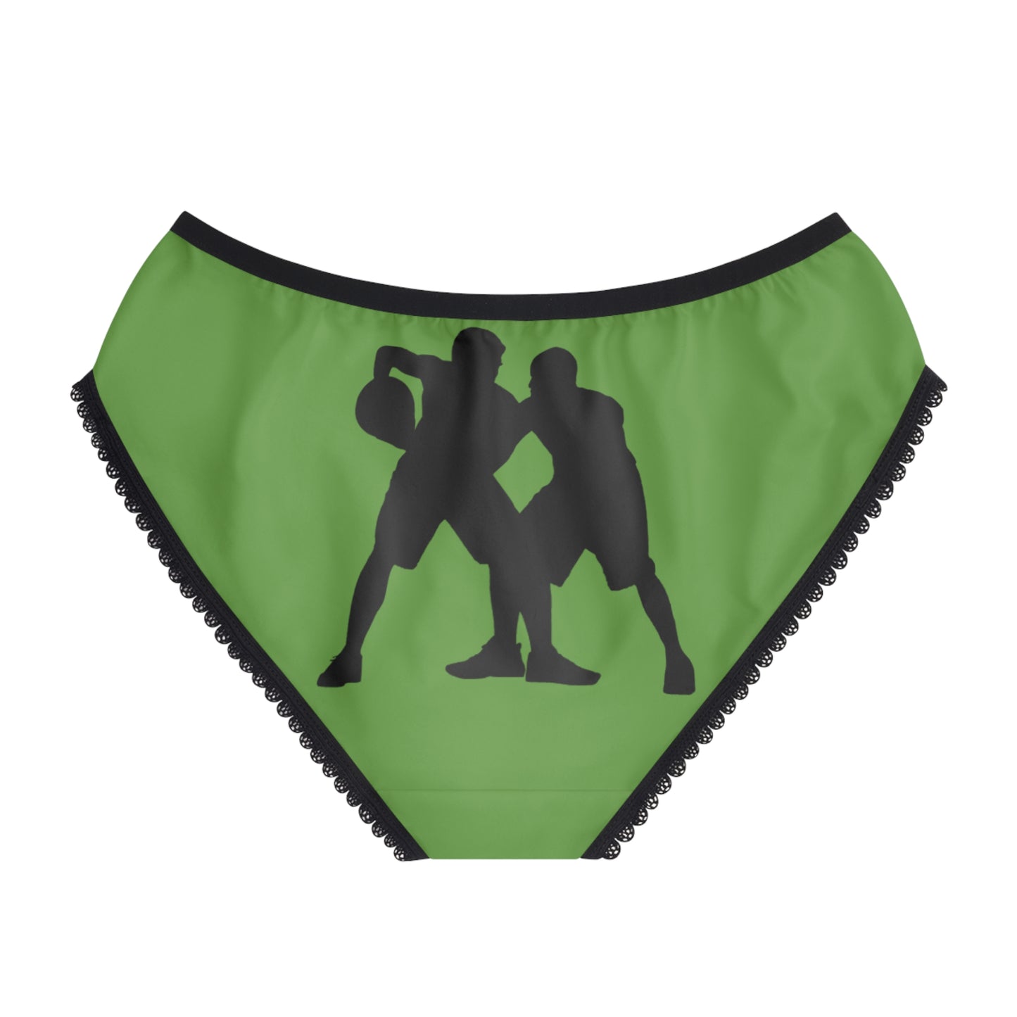 Women's Briefs: Basketball Green