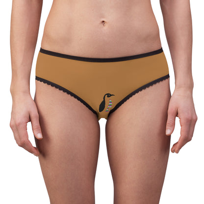 Women's Briefs: Fishing Lite Brown