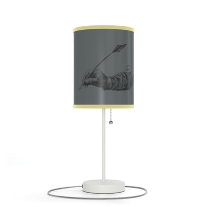 Lamp on a Stand, US|CA plug: Writing Dark Grey