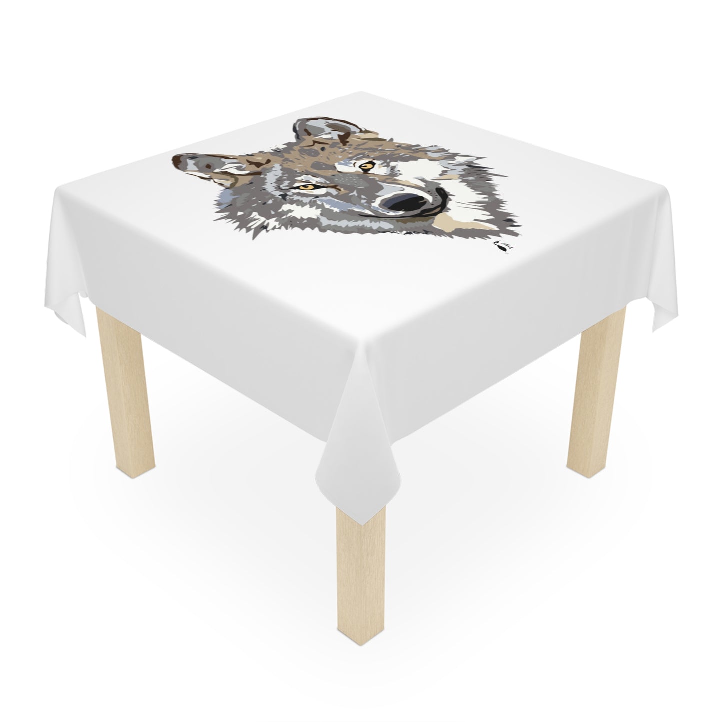 Tablecloth: Wolves White