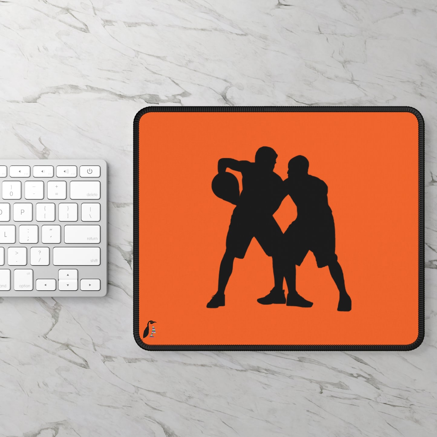 Gaming Mouse Pad: Basketball Orange