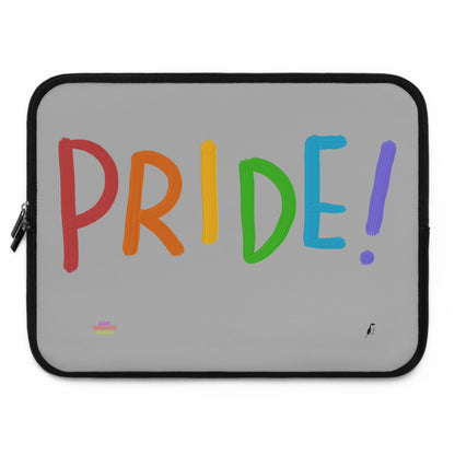 Laptop Sleeve: LGBTQ Pride Lite Grey