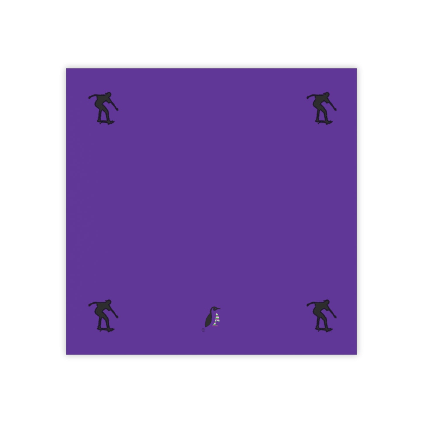 Post-it® Note Pads: Skateboarding Purple