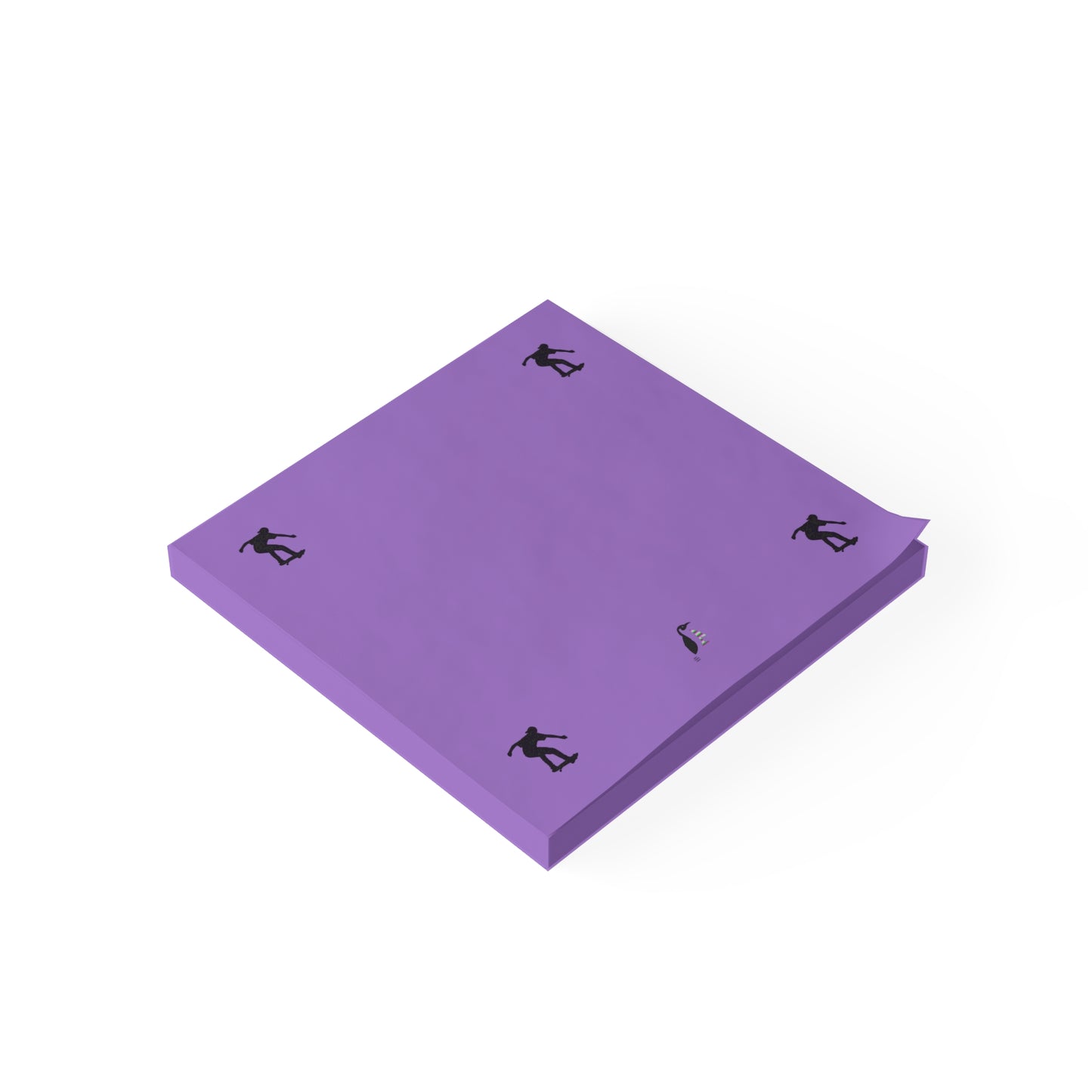 Post-it® Note Pads: Skateboarding Lite Purple