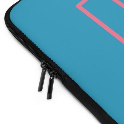 Laptop Sleeve: Fight Cancer Turquoise