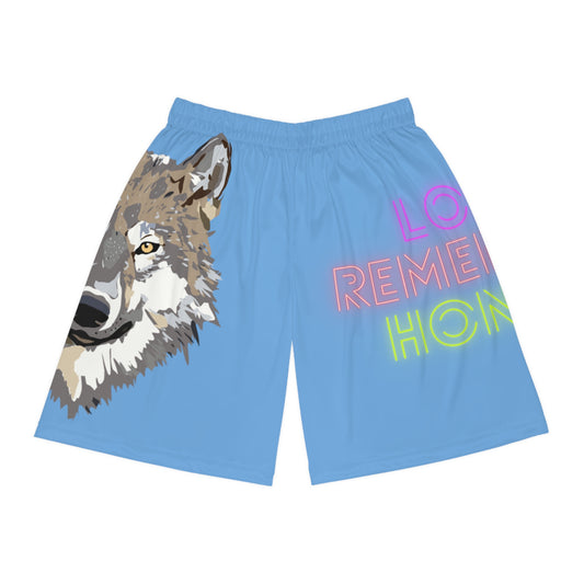 Basketball Shorts: Wolves Lite Blue