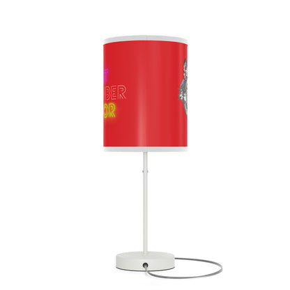 Lamp on a Stand, US|CA plug: Wolves Red