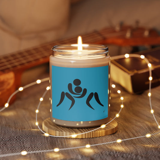 Scented Candle, 9oz: Wrestling Turquoise
