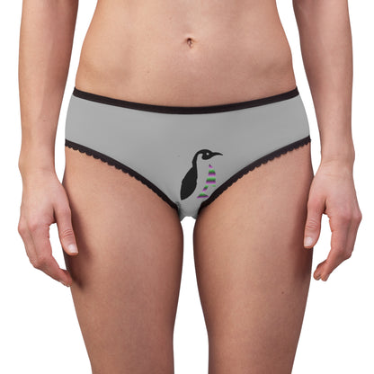 Women's Briefs: Bowling Lite Grey