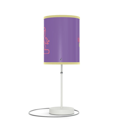 Lamp on a Stand, US|CA plug: Fight Cancer Lite Purple 