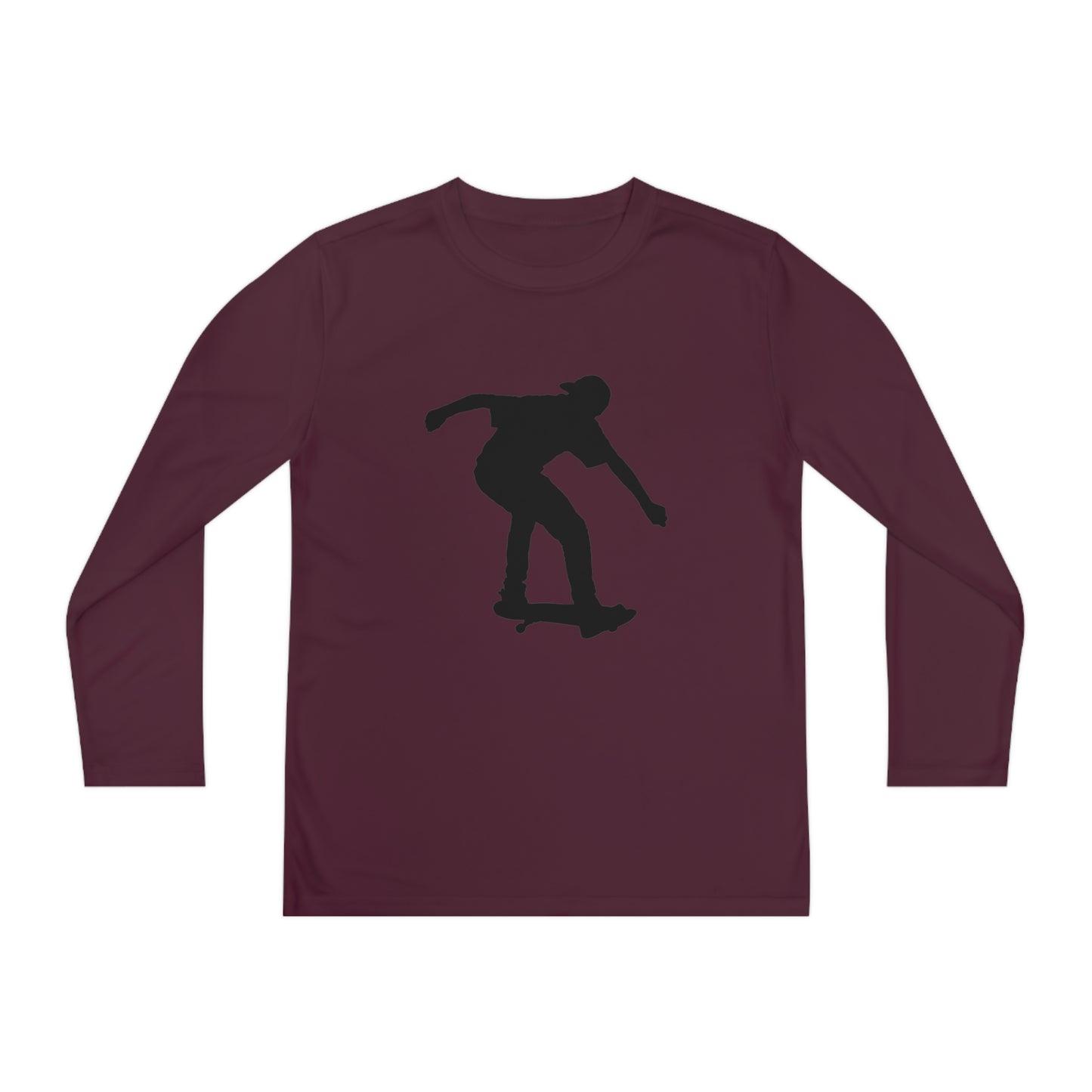 Youth Long Sleeve Competitor Tee: Skateboarding