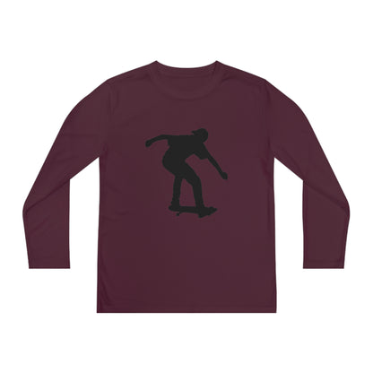 Youth Long Sleeve Competitor Tee: Skateboarding