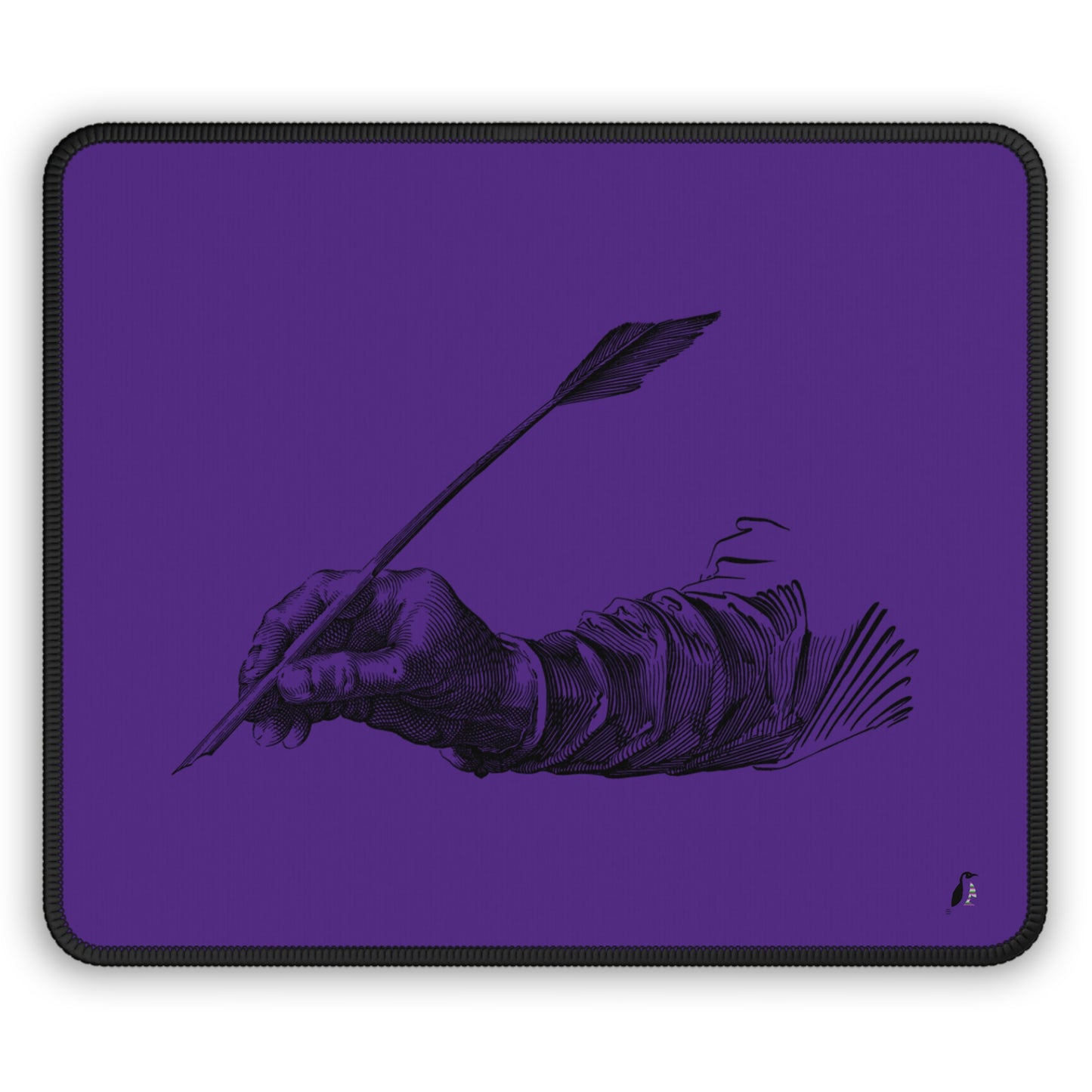 Gaming Mouse Pad: Writing Purple