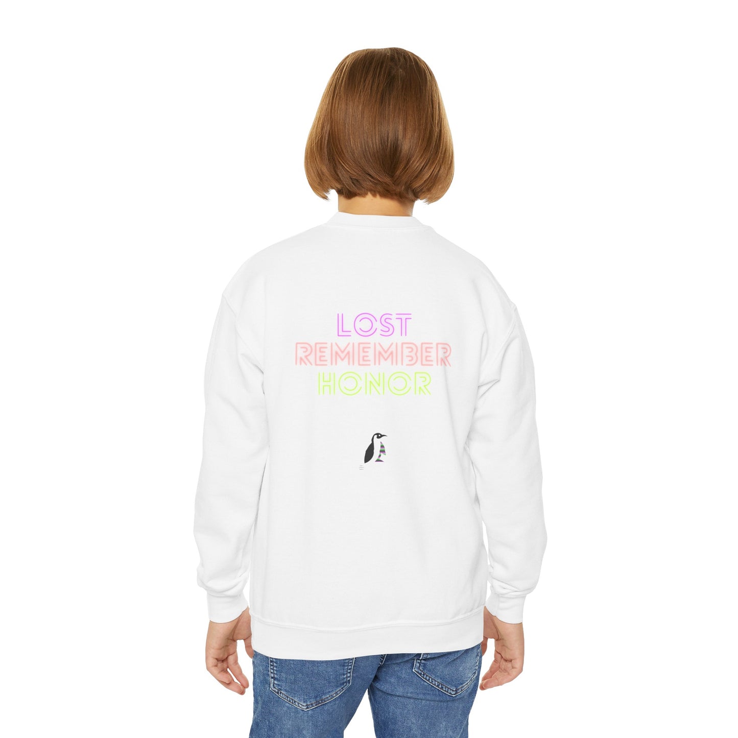 Youth Crewneck Sweatshirt: Writing