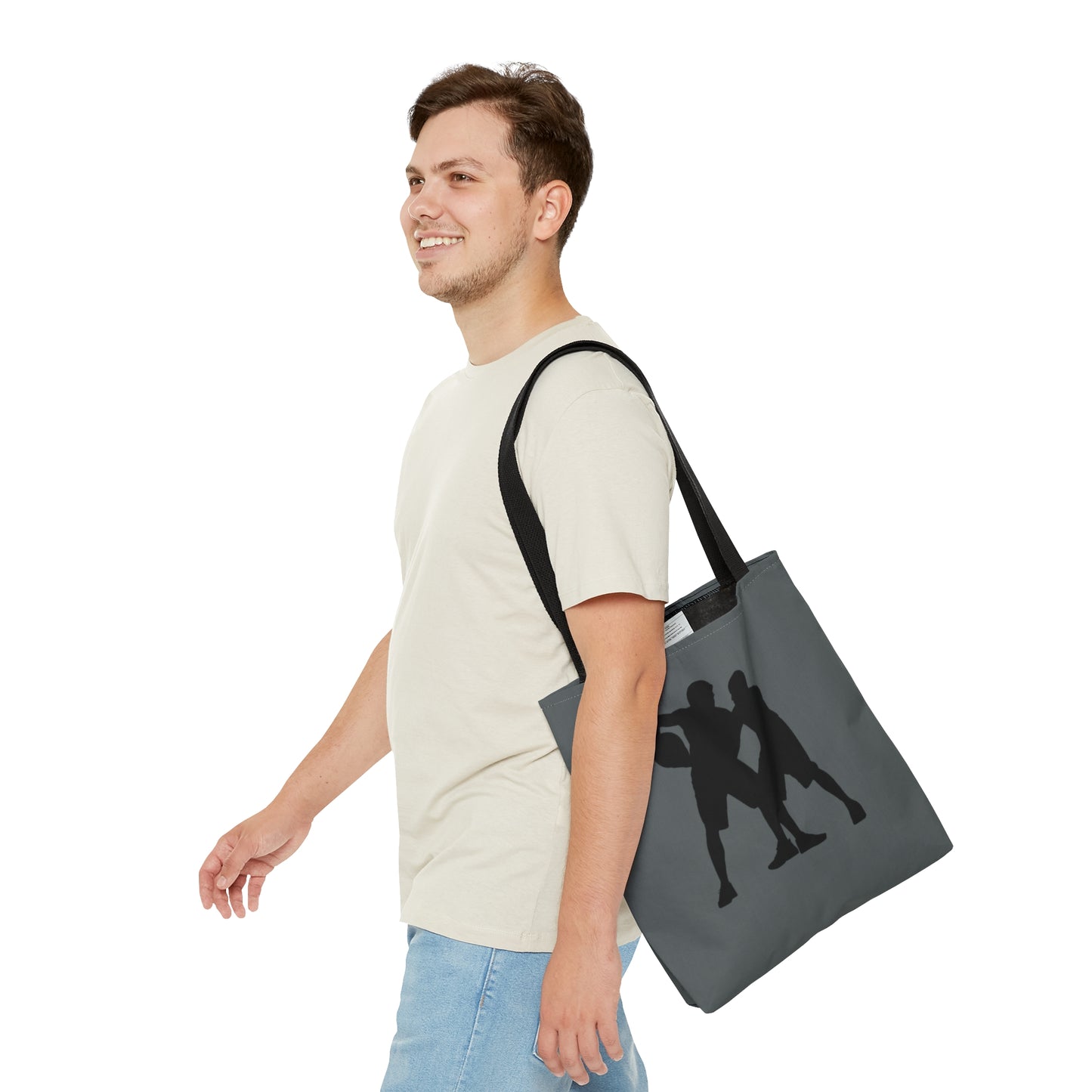 Tote Bag: Basketball Dark Grey