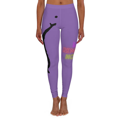 Women's Spandex Leggings: Tennis Lite Purple