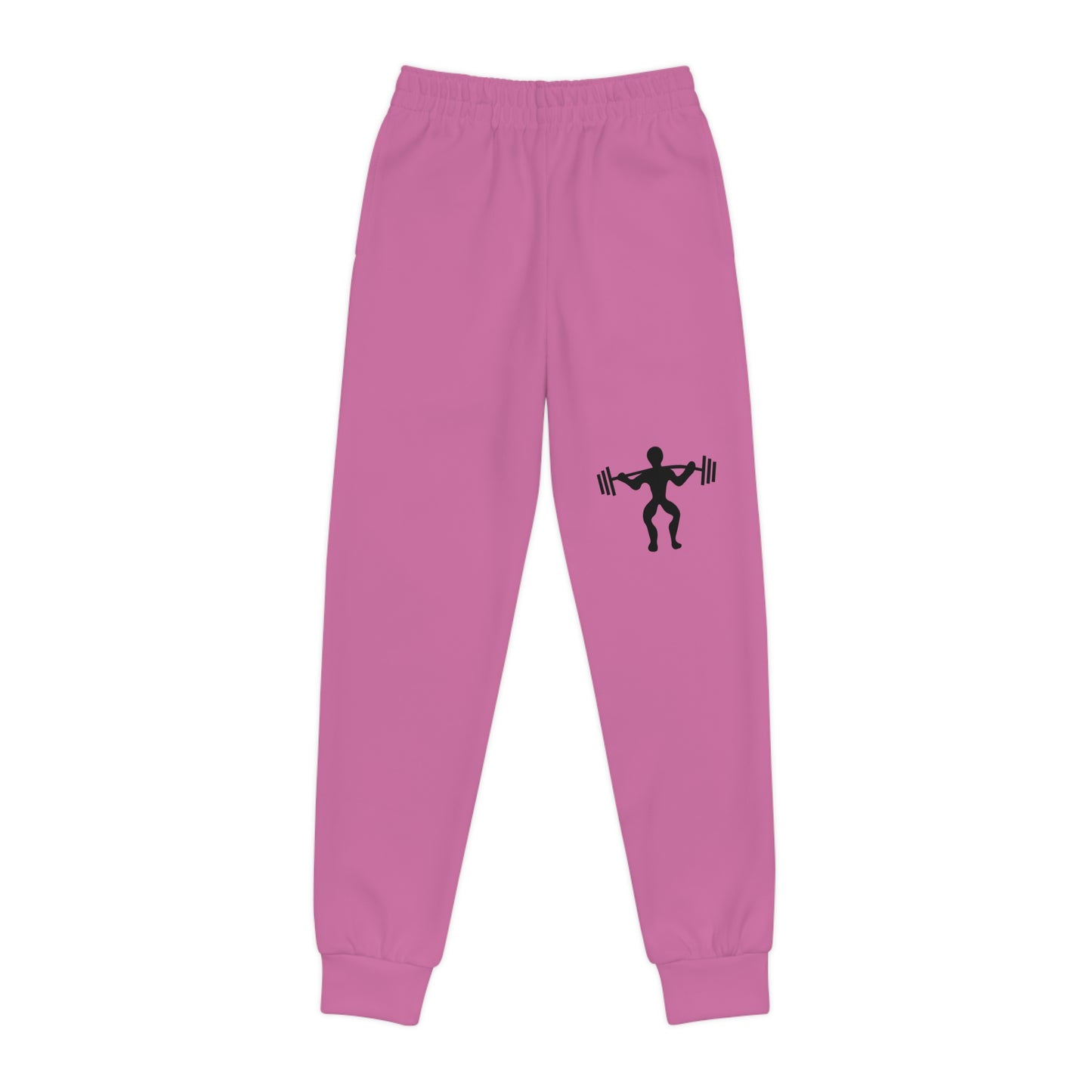 Youth Joggers: Weightlifting Lite Pink