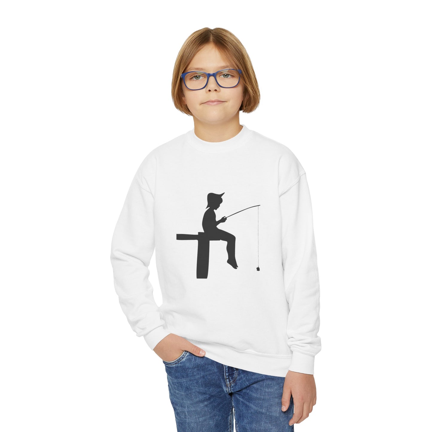 Youth Crewneck Sweatshirt: Pangingisda 