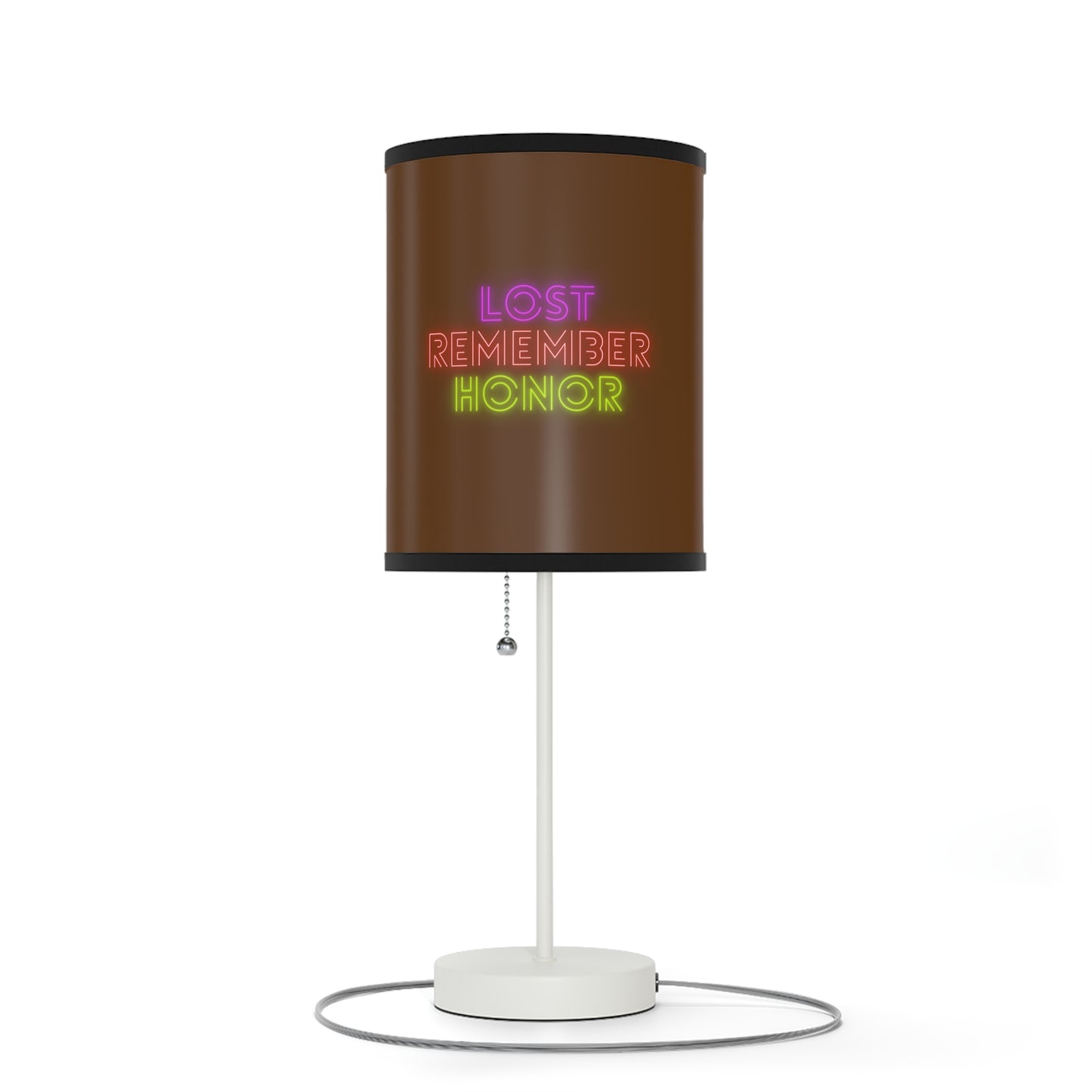 Lamp on a Stand, US|CA plug: Skateboarding Brown