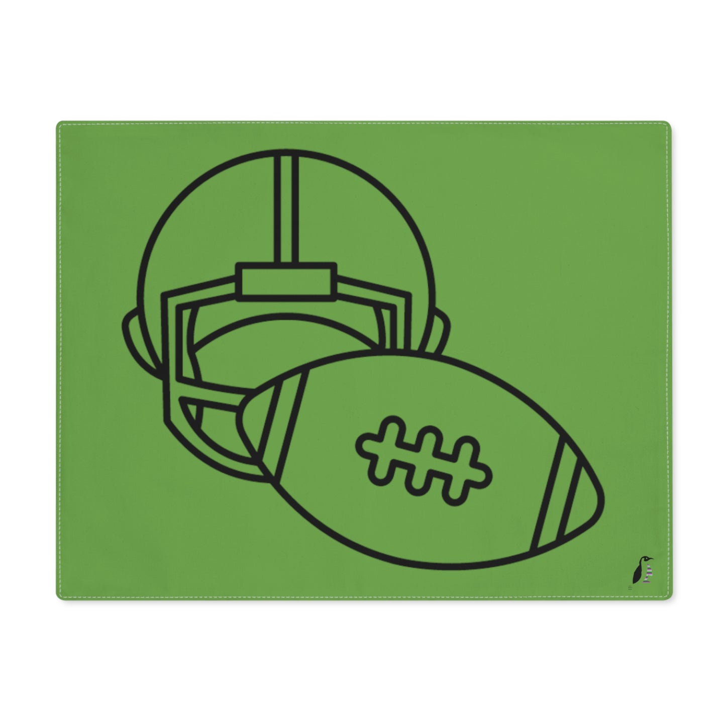 Placemat, 1pc: Football Green