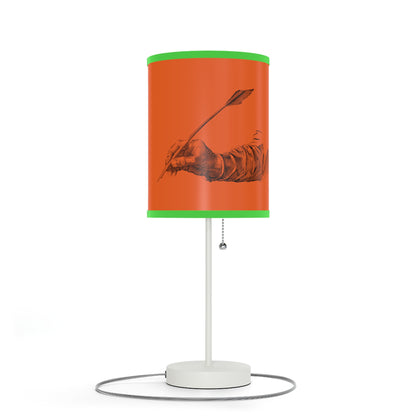 Lamp on a Stand, US|CA plug: Writing Orange